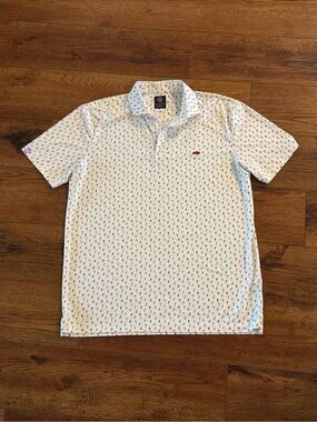 Donald Ross Sport Cocktail Print Performance Polo Men’s Large Golf Shirt